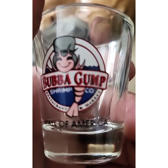 Bubba Gump Shrimp Co Mall of America Souvenir Shot Glass 2oz Logo - Picture 3 of 5